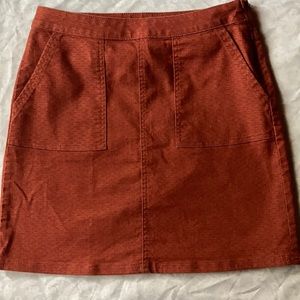 Prana Burnt Orange Skirt - small